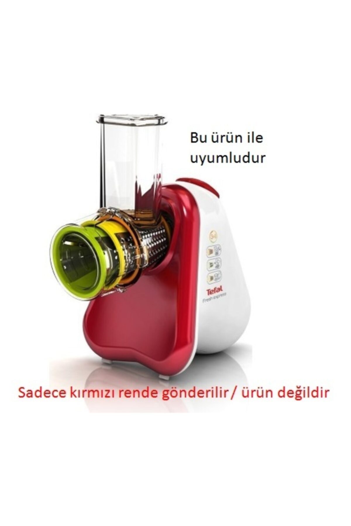Tefal Kırmızı Fresh Express Rende Aparatı