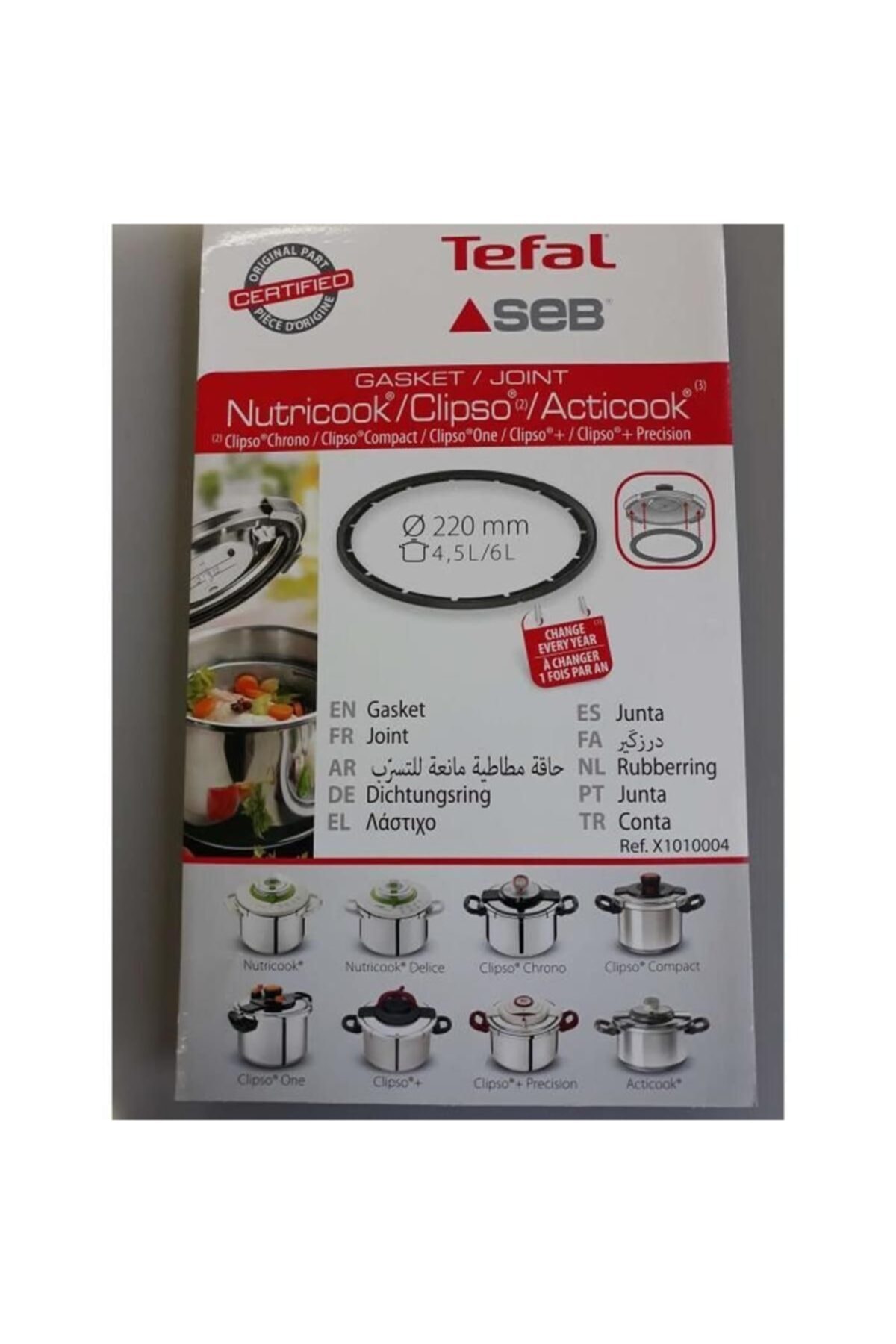 Acticook Nutricook Düdüklü Tencere Lastiği 4,5-6L / 22 cm