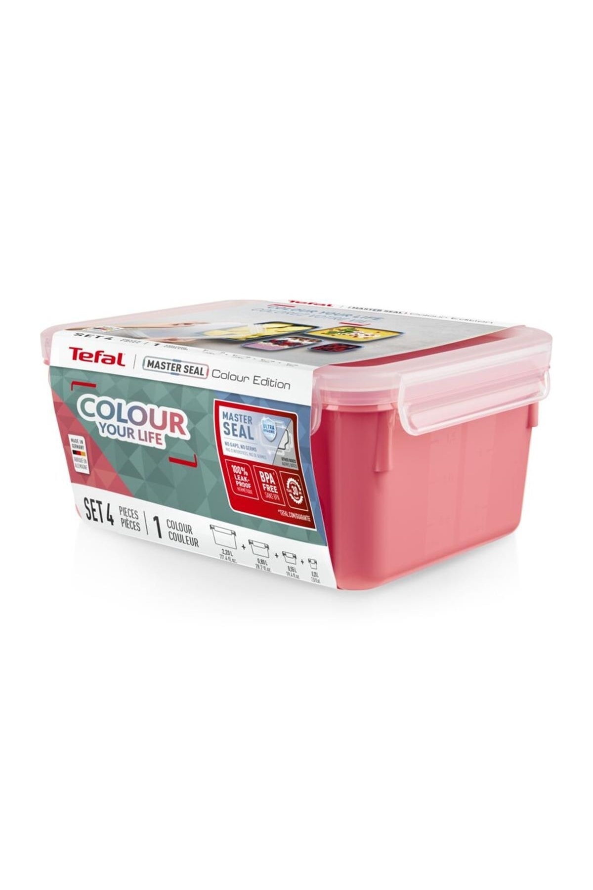 Tefal%20Masterseal%20Color%204’lü%20Set%20Pudra