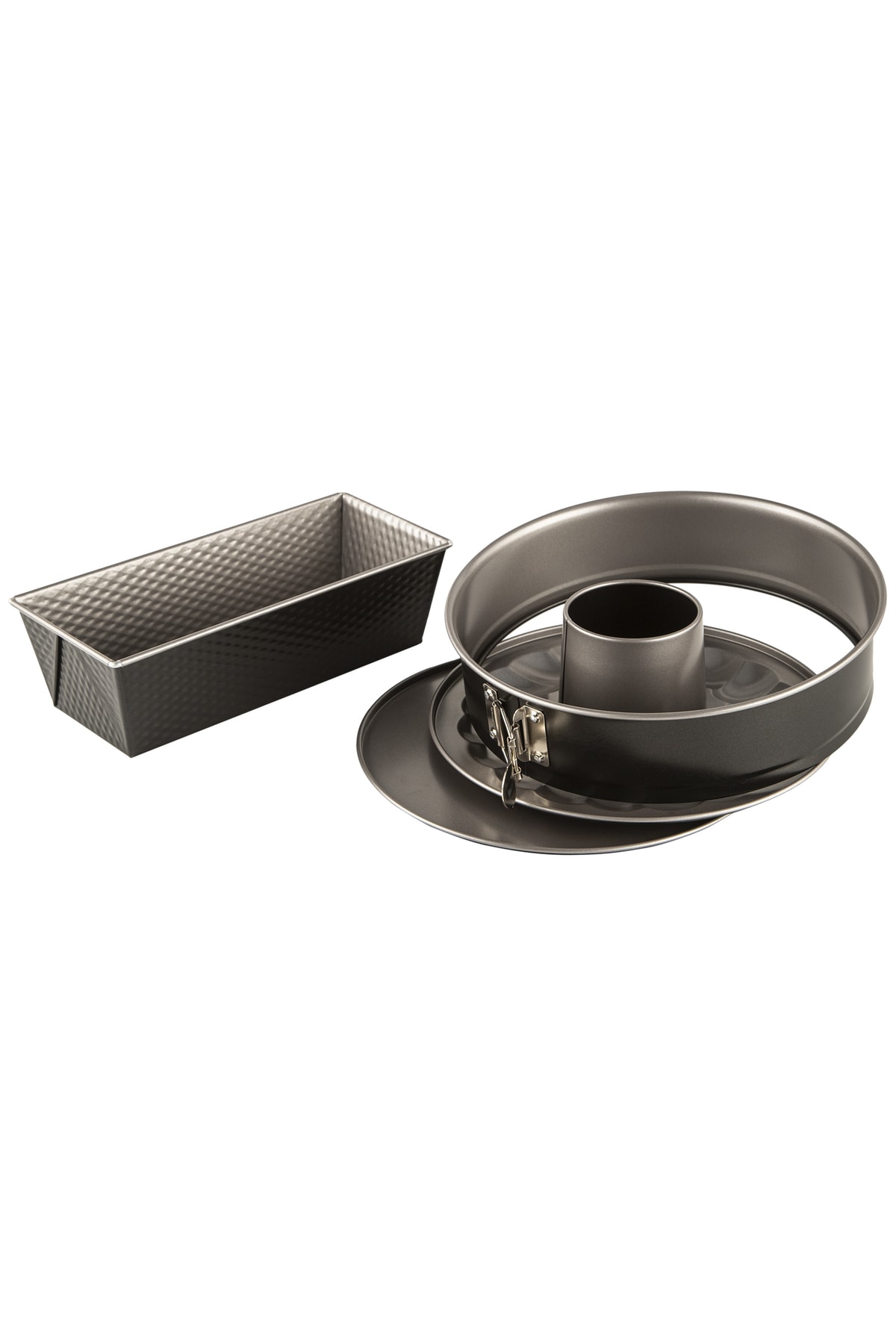 Tefal EasyBake 3 Parça Kek Kalıbı Seti (Savarin / Dikdörtgen / Kelepçeli) 2100124865