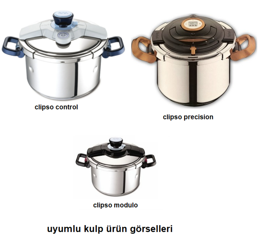 Tefal düdüklü kulp katlanabilir (clipso control,clipso modulo ,clipso precision uyumlu)