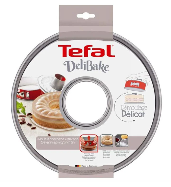 Tefal DeliBake Savarin Kelepçeli Kek Kalıbı - 28 cm