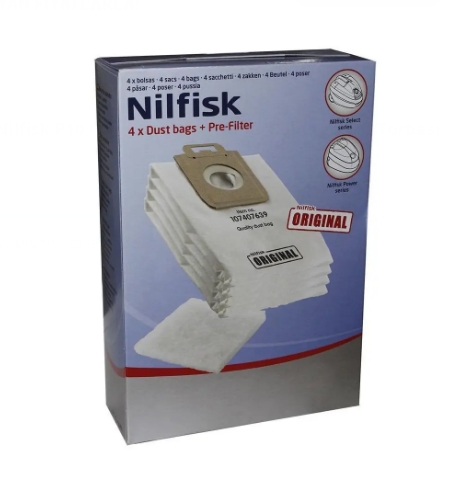 Nilfisk select - power toz torbası 4 lü