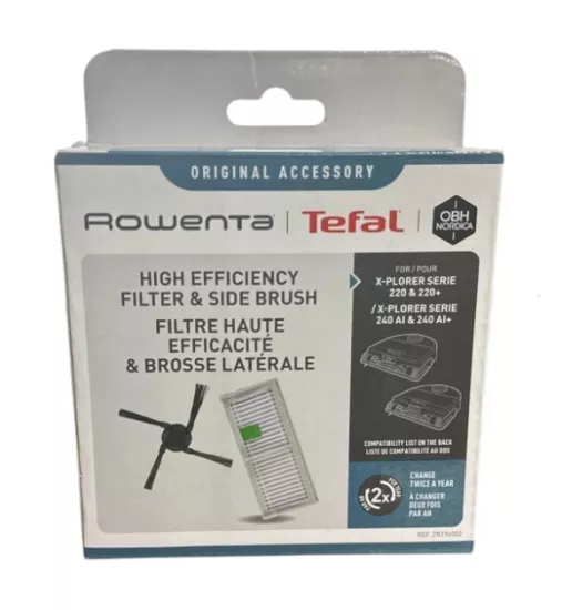 Tefal X-Plorer RG94, RG96 Series 200, 240 Filtre ve Fırça Seti ZR294002